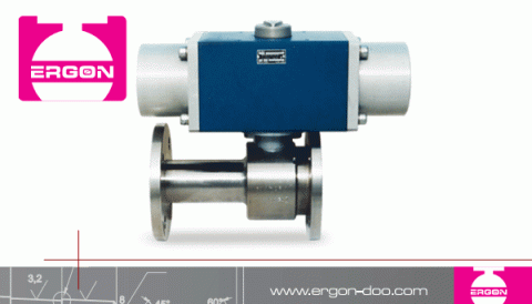 One-Piece Ball Valves With Pneumatic Actuator